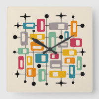 Retro Mid-Century Moderne Abstrait