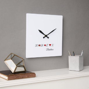 Horloge Carrée Rhubiluxe