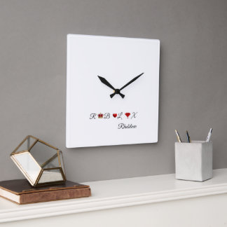 Horloge Carrée Rhubiluxe