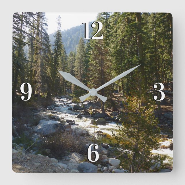 Horloge Carrée Rivière Kaweah dans le parc national de Sequoia (Recto)