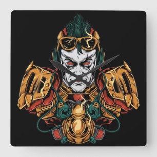 Horloge Carrée Robot japonais