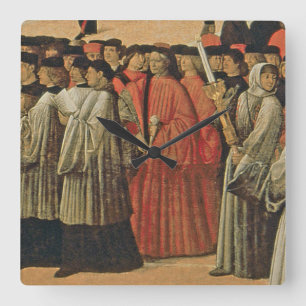 Horloge Carrée Roche rouge, c.1895 (huile sur la toile) 2