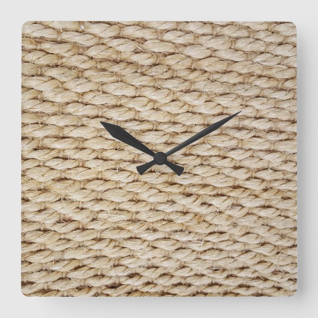 Horloge Carrée Rope background (Recto)