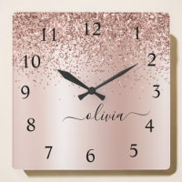 Rose Gold - Parties scintillant rose pâle Nom du m