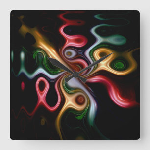 Horloge Carrée Rose Picasso