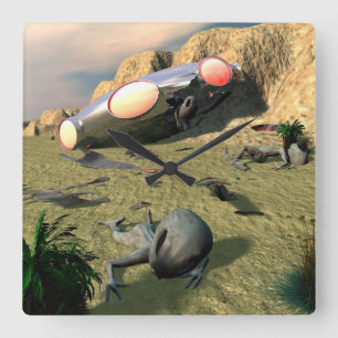 Horloge Carrée Roswell