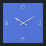 Horloge Carrée Royal Blue 4169E1 Color - Ajouter une option de no<br><div class="desc">Une image PNG pleine échelle basée sur le code HEX (triplet hexadécimal à six chiffres) montré. Utilisez ce code pour mélanger, mettre en correspondance et customiser tout autre élément pour l'accompagner ou pour l'ajouter à d'autres collections. Les codes hexadécimaux peuvent être utilisés pour customiser la plupart des couleurs de texte...</div>