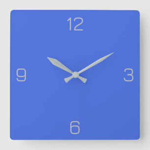 Horloge Carrée Royal Blue 4169E1 Color - Ajouter une option de no