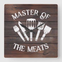 Rustique "Master of Meats" - Drôle cadeau BBQ