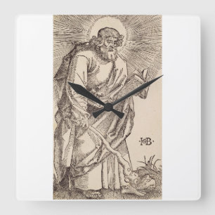 Horloge Carrée Saint Jude Thaddée l'Apôtre et Martyr