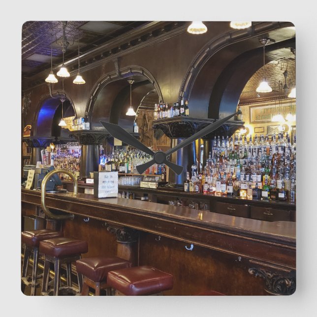 Horloge Carrée Salon n° 10 à Deadwood, Dakota du Sud (Recto)