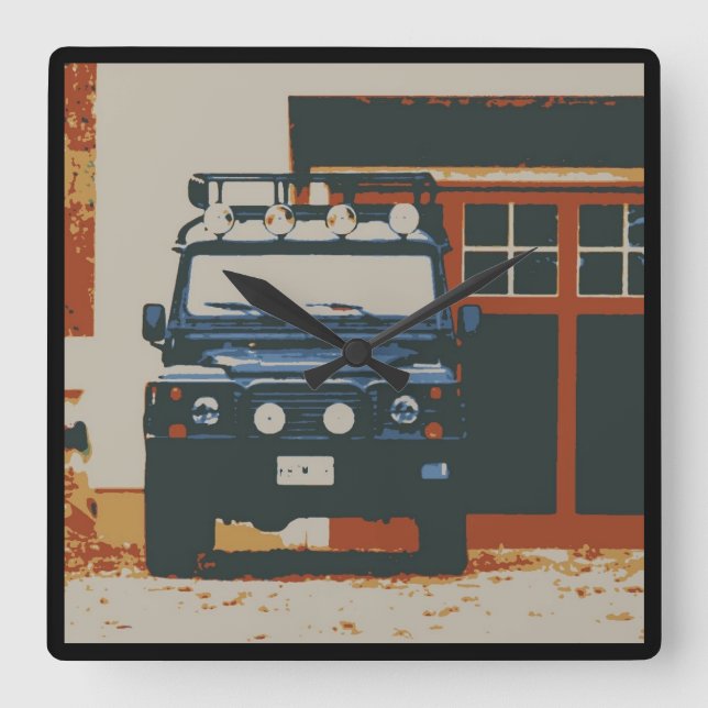 HORLOGE CARRÉE SANS TEMPS (Recto)