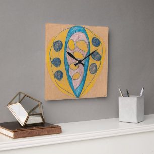Horloge Carrée Sans titre, 1908 par Hilma af Klint