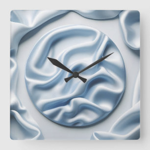 Horloge Carrée satin froissé