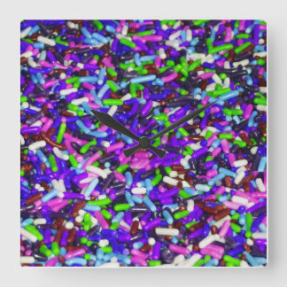 Horloge Carrée Saupoudrage de bonbons 2