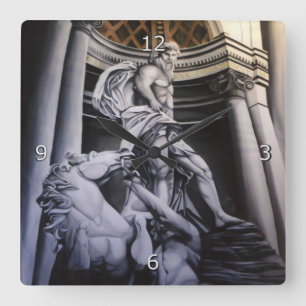 Horloge Carrée Scène grecque/romaine héroïque
