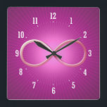 Horloge Carrée Science rules | Geek Toxits<br><div class="desc">Science design - great for students, mataticians, math/science teachers, professors, researchers or for tout you scientist types out there !</div>