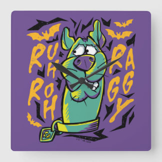 Horloge Carrée Scooby-Doo | Ruh Roh Raggy