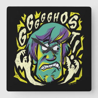 Horloge Carrée Scooby-Doo | Shaggy effrayée