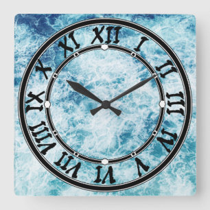 Horloge Carrée Sea ocean water splashes landscape