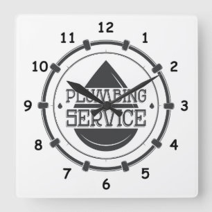 Horloge Carrée Service de plomberie professionnel