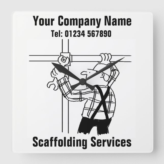 Horloge Carrée Services de scaffolding (Recto)