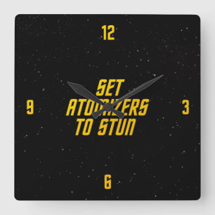 Horloge Carrée Set Atomizers