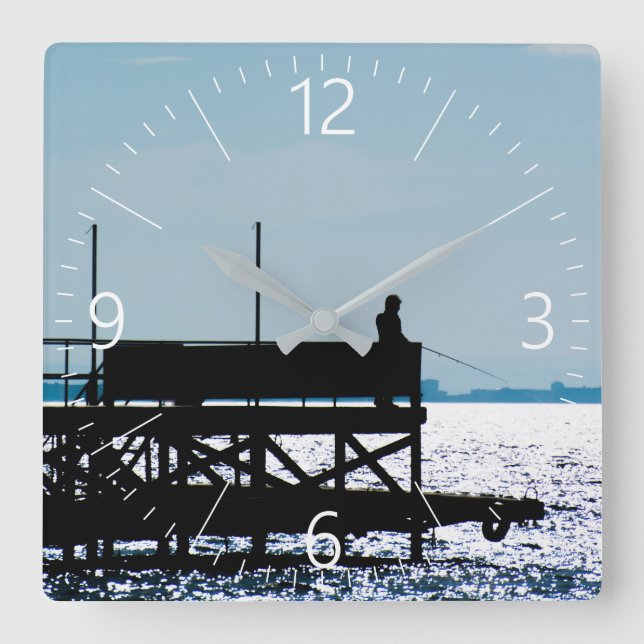 Horloge Carrée Soirée (Recto)