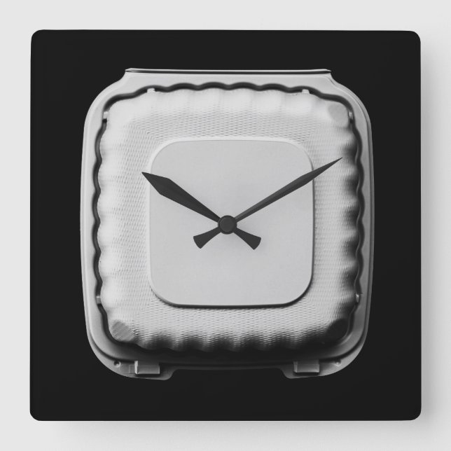 Horloge Carrée Sortir Conteneur Toujours Vie - Fun Cool Unique (Recto)