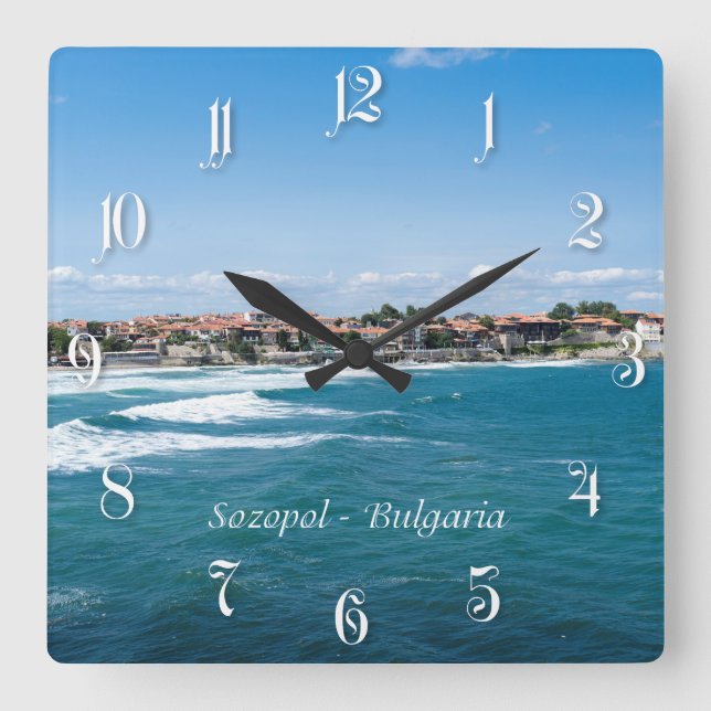 Horloge Carrée Sozopol, Bulgarie (Recto)