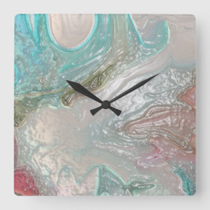 HORLOGE CARRÉE SPIRIT DE PEARL BEAU MUR CLOS