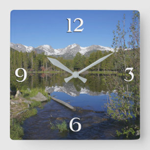 Horloge Carrée Sprague Lake II au Parc national de Rocky Mountain