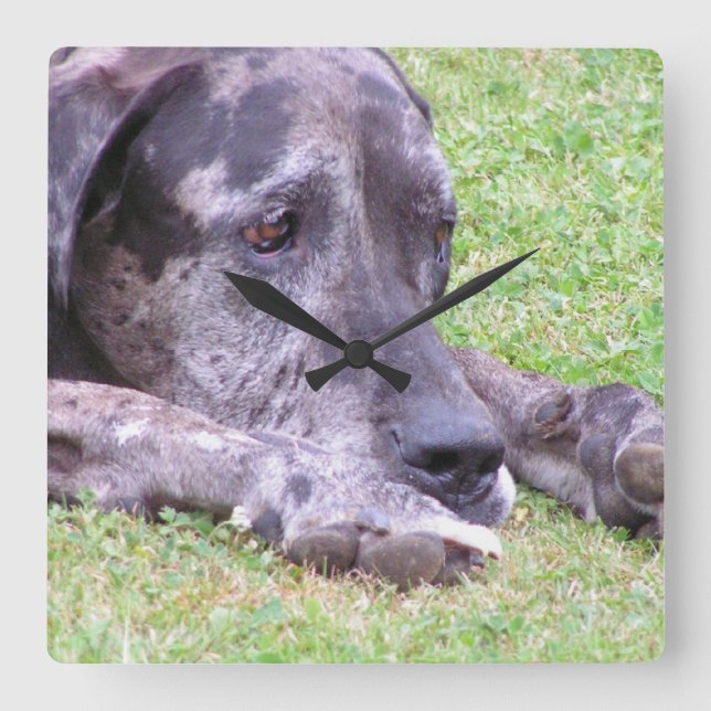 Horloge Carrée Square Clock (Recto)