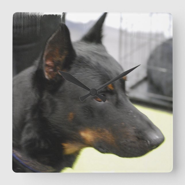 Horloge Carrée Square Clock (Recto)