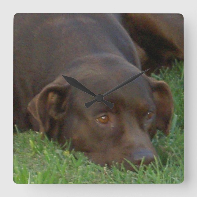 Horloge Carrée Square Clock (Recto)