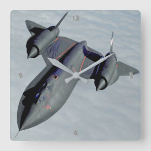 HORLOGE CARRÉE SR-71 BLACKBIRD