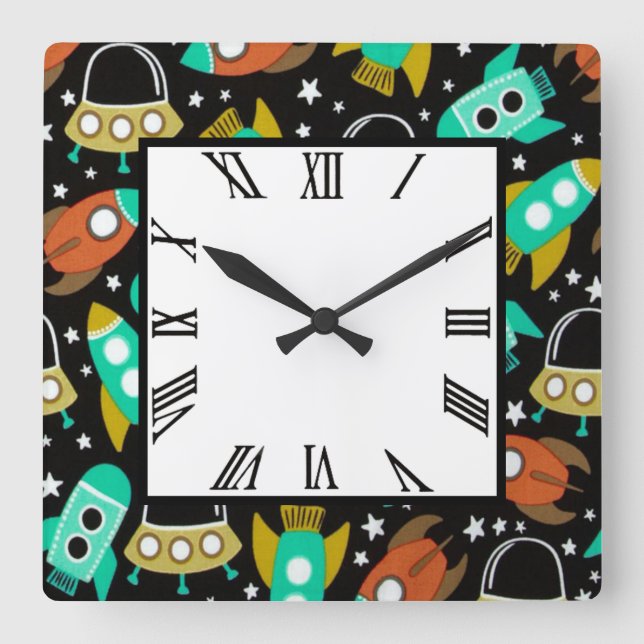 Horloge Carrée Station spatiale (Recto)