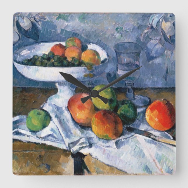Horloge Carrée Still Life with Fruit Dish (Recto)