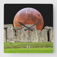 Stonehengen Standing Stones & Blood Moon 2