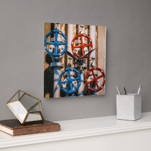 Horloge Carrée Stopcock au Schiffbau, Zurich