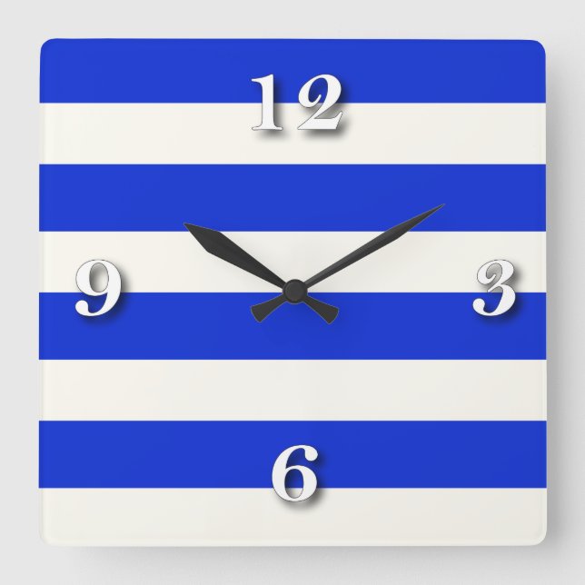 Horloge Carrée stripe blue white beige.ai (Recto)