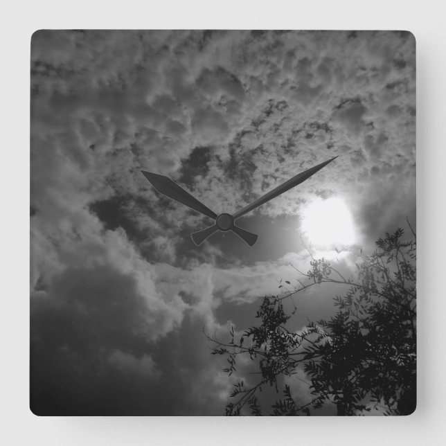 HORLOGE CARRÉE STYLE D'ART ET DE DESIGN (Recto)