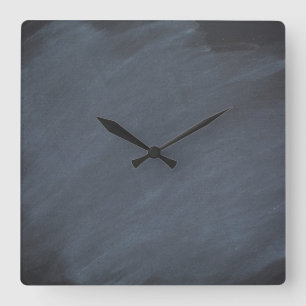 Horloge Carrée Style rétro Arrière - plan Chalkboard Blackboard