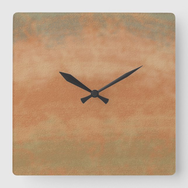 Horloge Carrée Style southwestern clock (Recto)