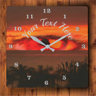 Horloge Carrée Sunset Eye 2106