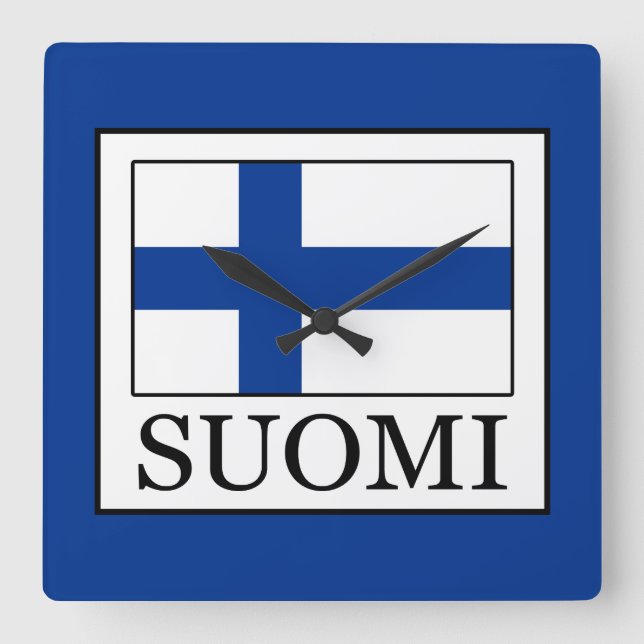 Horloge Carrée Suomi (Recto)