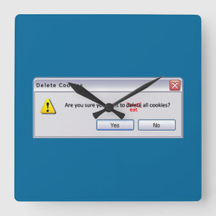 Horloge Carrée Supprimer les cookies