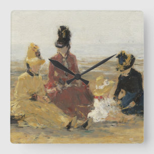 Horloge Carrée Sur la plage, Trouville 1887
