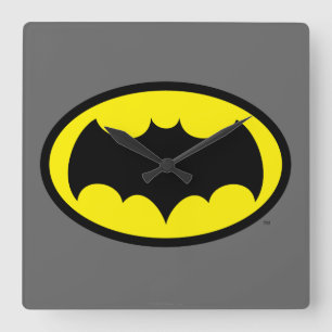 Horloge Carrée Symbole Batman