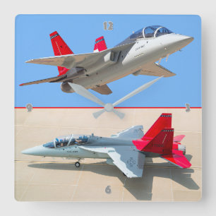 HORLOGE CARRÉE T-7A RED HAWK